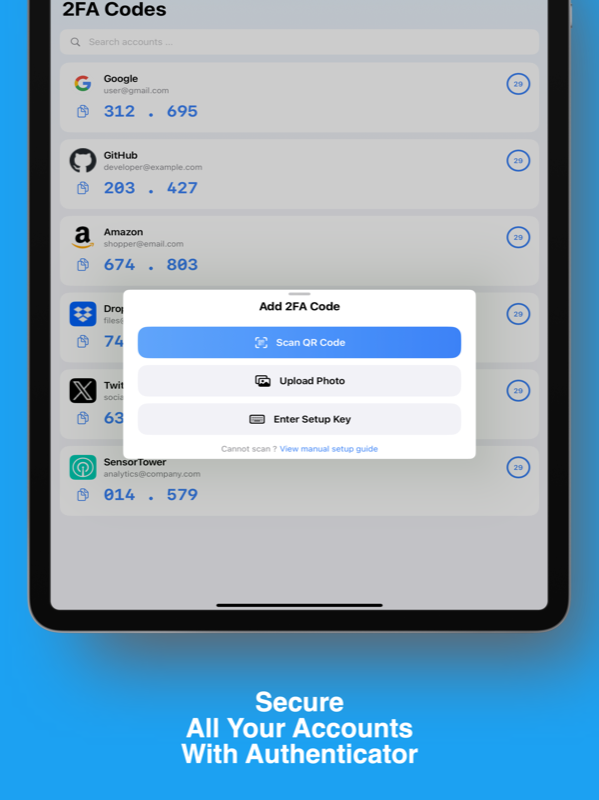 Auth Kit iPad screen 2