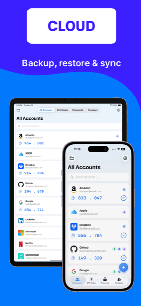 Auth Kit settings screen