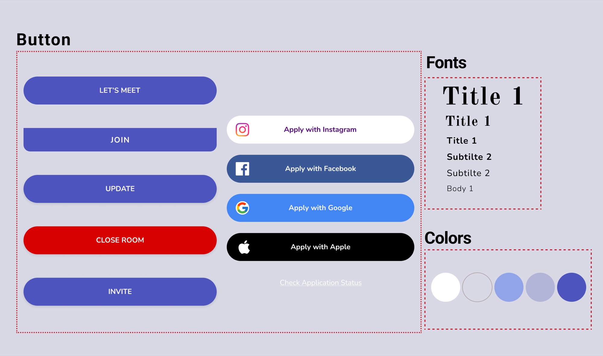 Modern Club design process